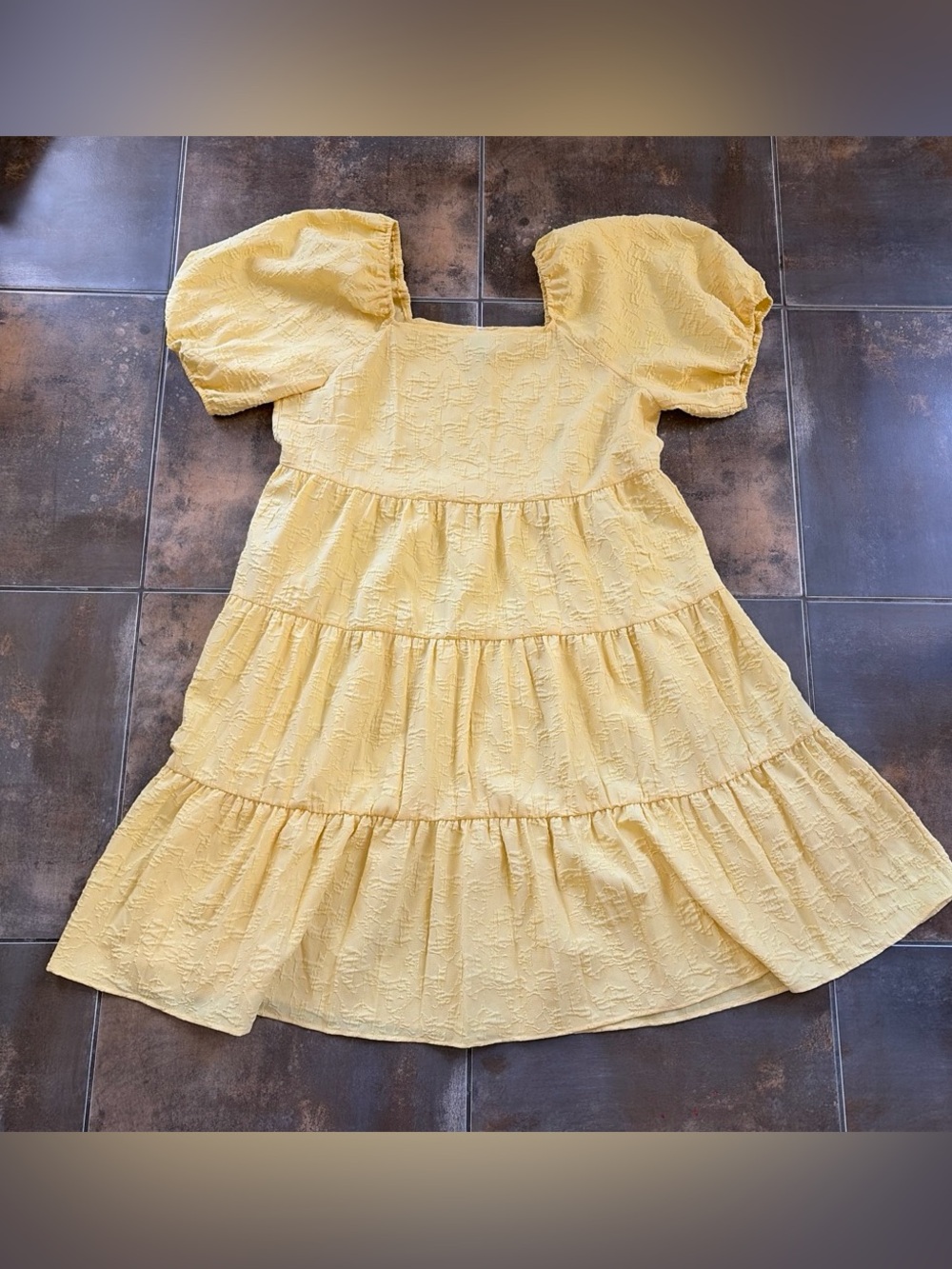 PIECES Midi Floral Embossed